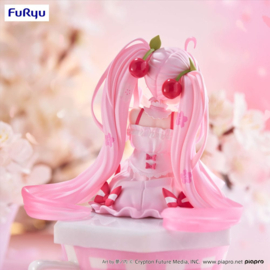 Hatsune Miku Noodle Stopper Figure Sakura Miku 2025 14 cm - Furyu [Nieuw]