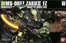 Gundam Model Kit HG 1/144 MS-06FZ Zaku II Custom (HGUC) - Bandai [Nieuw]
