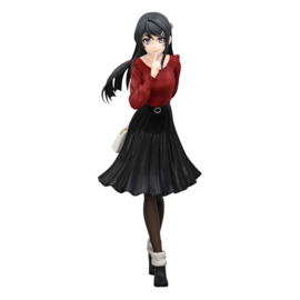 Rascal Does Not Dream of Bunny Girl Senpai Trio-Try-iT PVC Statue Mai Sakurajima Winter Outfit Ver. 21 cm - Furyu [Nieuw]