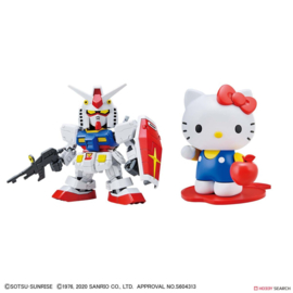 Gundam Model Kit SD EX-Standard Hello Kitty / RX-78-2 Gundam - Bandai [Nieuw]