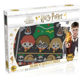 Harry Potter Puzzle Holiday At Hogwarts Puzzle (1000 stukjes) - Winning Moves [Nieuw]