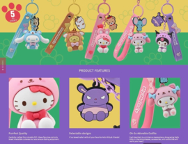 Sanrio Hello Kitty Sleutelhanger Animal Collection - Yume [Nieuw]