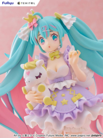 Hatsune Miku Tenitol PVC Figure Hatsune Miku Yumekawa Princess Lavender Ver. 21 cm - Furyu [Nieuw]