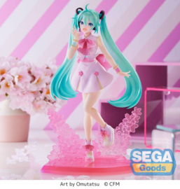 Hatsune Miku Figure Sakura Miku Omutatsu Luminasta 21 cm - Sega [Nieuw]