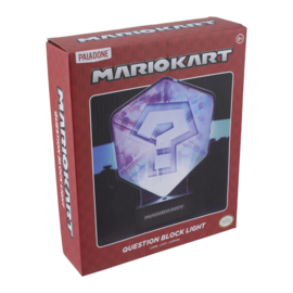 Nintendo Super Mario Light Mario Kart Acrylic Question Block - Paladone [Nieuw]