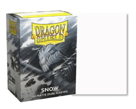 Dragon Shield Matte Dual Snow Sleeves Standard Size (100) [Nieuw]