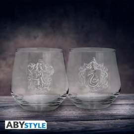 Harry Potter Glazen Set Gryffindor & Slytherin - ABYstyle [Nieuw]