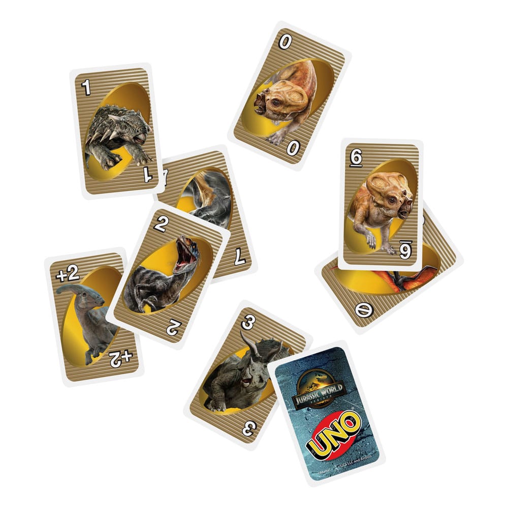Jurassic World Rebirth Uno Card Game - Mattel [Nieuw]