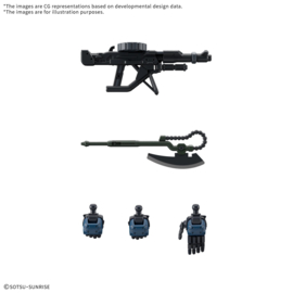 Gundam Model Kit HG 1/144 Police Zaku GQuuuuuuX Series - Bandai [Nieuw]