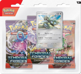 Pokemon TCG - Scarlet & Violet Temporal Forces  3 Pack Cyclizar - The Pokemon Company [Nieuw]