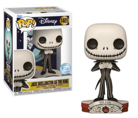 Disney The Nightmare Before Christmas Funko Pop Jack Skellington As The King #1401 [Nieuw]