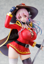 Super Sonico x Konosuba PVC Statue 1/7 Super Sonico Megumin collaboration Ver. 25 cm - Kadokawa [Nieuw]