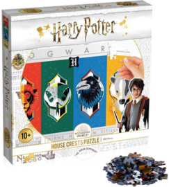 Harry Potter Puzzle House Crests Puzzle (500 Stukjes) - Winning Moves [Nieuw]
