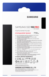 Samsung SSD 980 Pro 1TB met heatsink - Samsung [Nieuw]