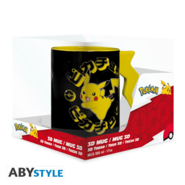 Pokemon Mok Pikachu Lightning bolt 3D 460 ML - ABYstyle [Nieuw]