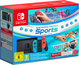 Nintendo Switch Console - Switch Sports Set + 3 maanden online (Blauw/Rood) [Nieuw]