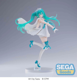 Hatsune Miku Figure 15th Anniversary Suou SPM 21 cm - Sega [Nieuw]