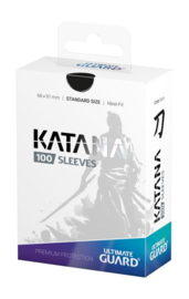 Katana Sleeves Standard Size (100) - Black - Ultimate Guard [Nieuw]