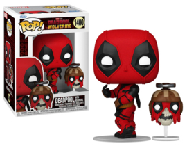 Marvel Deadpool & Wolverine Funko Pop Deadpool with Headpool #1400 [Pre-Order]