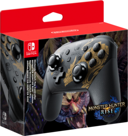 Nintendo Switch Pro Controller Monster Hunter Rise Edition - Nintendo [Nieuw]