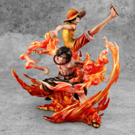 One Piece Figure Luffy & Ace Bond between brothers 20th Limited P.O.P NEO-Maximum 25 cm - Megahouse [Pre-Order]