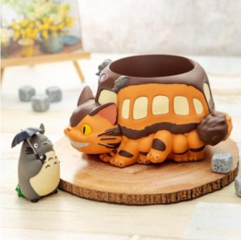 Studio Ghibli My Neighbor Totoro Diorama Box Totoro and Catbus 12.5 cm - Benelic [Nieuw]
