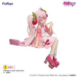 Hatsune Miku Noodle Stopper PVC Figure Sakura Miku 2025 Wink Ver. 14 cm - Furyu [Nieuw]