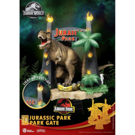 Jurassic Park PVC Diorama T-Rex Park Gates D-Stage - Beast Kingdom [Nieuw]