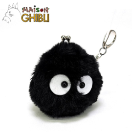 Studio Ghibli My Neighbor Totoro Funwari Mini Plush Coin Purse Soot Sprite - Semic [Nieuw]