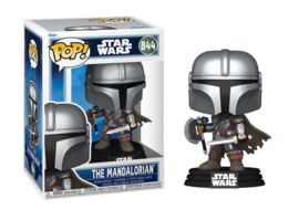 Star Wars The Mandalorian & Grogu Funko Pop The Mandalorian Dual Wield #844 [Nieuw]