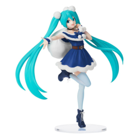 Hatsune Miku Figure Miku Christmas 2020 Blue 22 cm - Sega [Nieuw]