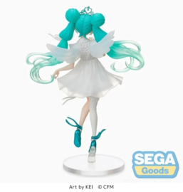 Hatsune Miku Figure Hatsune Miku 15th Anniversary Kei Ver. 24 cm - Sega [Nieuw]