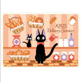 Studio Ghibli Kiki's Delivery Service Fluffy Plaid Jiji's Bakery 70x100 cm - Benelic [Pre-Order] [Pre-Order]