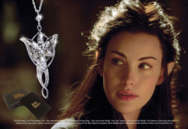 The Lord of the Rings Pendant Arwen's Evenstar (silver plated) - The Noble Collection [Nieuw]
