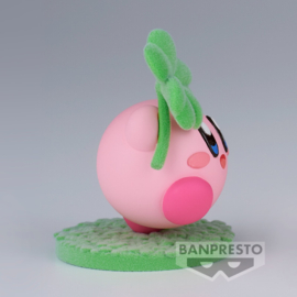 Kirby Figure Kirby With Clover Fluffy Puffy Play in the Flower - Banpresto [Nieuw]