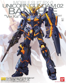 Gundam Model Kit MG 1/100 Unicorn Gundam 02 Banshee Vers. Ka - Bandai [Nieuw]
