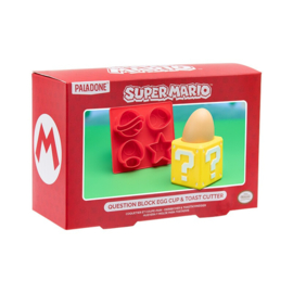 Nintendo Super Mario Egg Cup and Toast Cutter Question Block - Paladone [Nieuw]