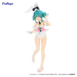 Hatsune Miku Figure Miku Bicute Bunnies White Rabbit Baby Pink - Furyu [Nieuw]