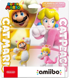 Super Mario Amiibo 2-Pack: Cat Mario & Cat Peach [Nieuw]