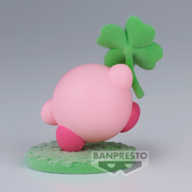 Kirby Figure Kirby With Clover Fluffy Puffy Play in the Flower - Banpresto [Nieuw]