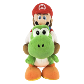 Nintendo Super Mario Knuffel Mario and Yoshi 21 cm - Together Plus [Nieuw]