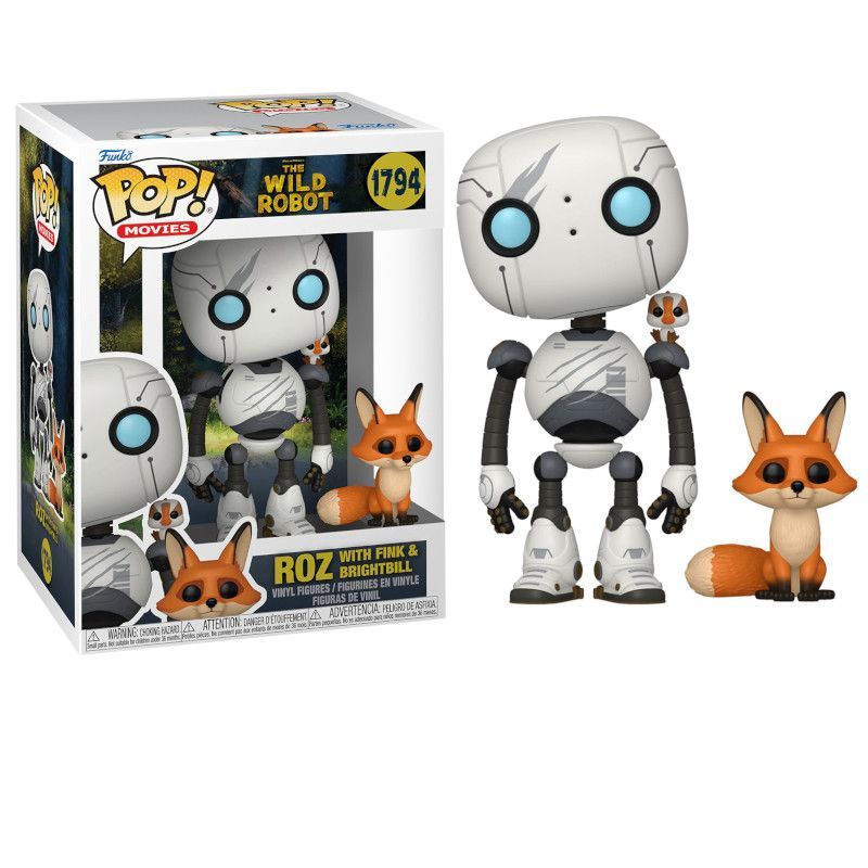 The Wild Robot Funko Pop Roz with Fink & Brightbill #1794 [Nieuw]
