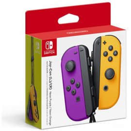 Nintendo Switch Joy-Con Controller Paar (Neon Purple/Neon Orange) - Nintendo [Nieuw]