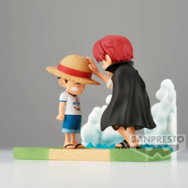 One Piece Figure Monkey D. Luffy & Shanks WCF Log Stories 7 cm - Banpresto [Nieuw]