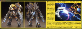 Gundam Model Kit HG 1/144 RX-0[N] Unicorn Gundam 02 Banshee Norn [Destroy Mode] Full Psycho-Frame Prototype Mobile Suit - Bandai [Nieuw]