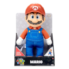 Nintendo The Super Mario Bros Movie Knuffel Mario 30 cm - Jakks Pacific [Nieuw]