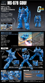 Gundam Model Kit HG 1/144 MS-07B Gouf - Bandai [Nieuw]