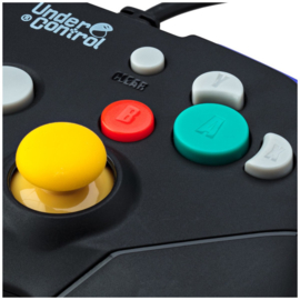 Gamecube Controller Zwart - Under Control [Nieuw]