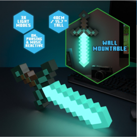 Minecraft Diamond Sword Light 40 cm - Paladone [Nieuw]