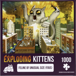 Exploding Kittens Puzzle Feline of Unusual Size (1000 stukjes) [Nieuw]